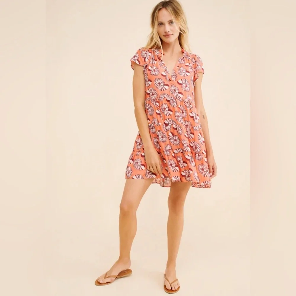 Anthropologie Seashell Mini Dress - Picture 2 of 6
